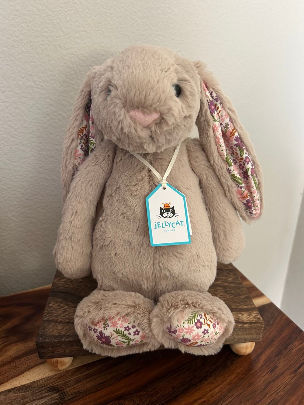Jellycat Blossom Beige Bunny Petal Bunny FAST SHIP NEW Jellycat Bunny Medium
